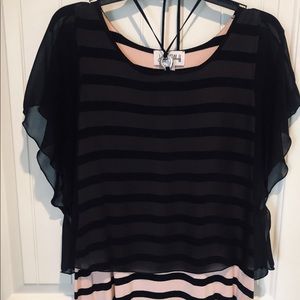 Joseph Ribkoff dressy top, EUC